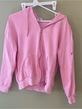 H&M Pink Zip-Up Hoodie